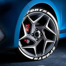 8Set SPORTS Tire Lettering