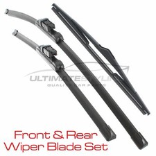 Front Wiper Blades & Rear Wiper Blade Set Ford Mondeo Mk4 Estate 2007-3/2015