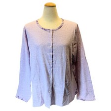 Carole Hochman 3-pc Pajama Set Size SMALL NWT LAVENDER A62180 QVC