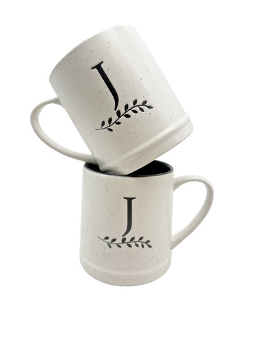 Set monogram initial j - of,