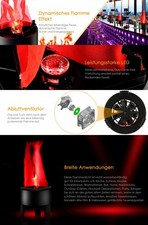 Dynamic Moving LED Flame Fire