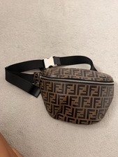 Fendi Zucca monogram leather