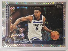 Anthony Edwards 2025-2026 Topps Basketball Victory Parallel SP Timberwolves 
