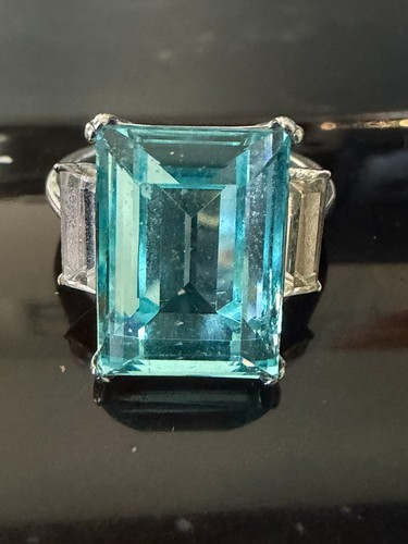 Ladies blue topaz - blue, stone