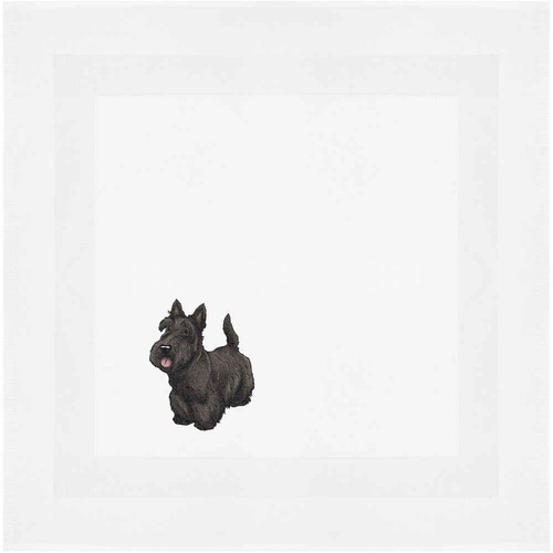 Scottish terrier napkin - 'scottish, /
