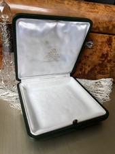 Modern Green Leather Jewellery Box | Boodle & Dunthorne | c.1982-2004
