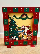 Xmas Christmas WOODEN ADVENT