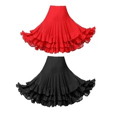 Flamenco Waltz Dance Skirt