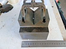 2 vee blocks both with 50 mm wide vees but different sizes