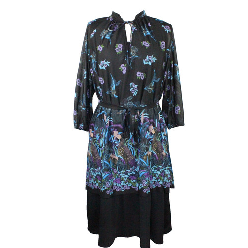 Vintage dress black tank - 2-pc,