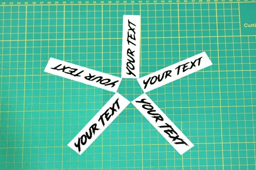 Alloy wheel stickers set 5 - alloy, of