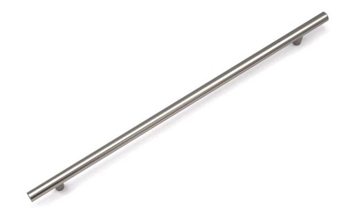 Long brushed nickel bar - long,