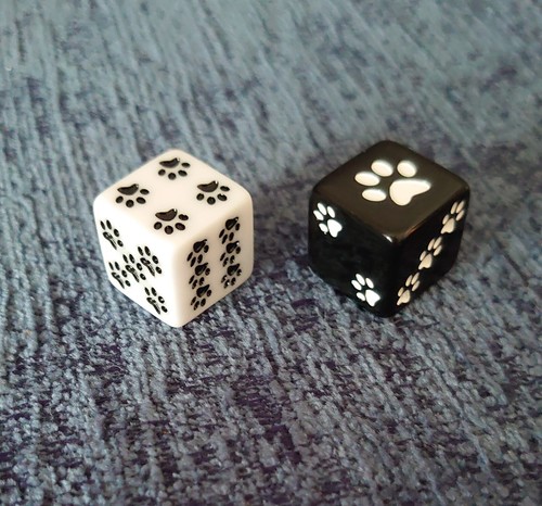 Cat paws dice pack 2 - cat, of