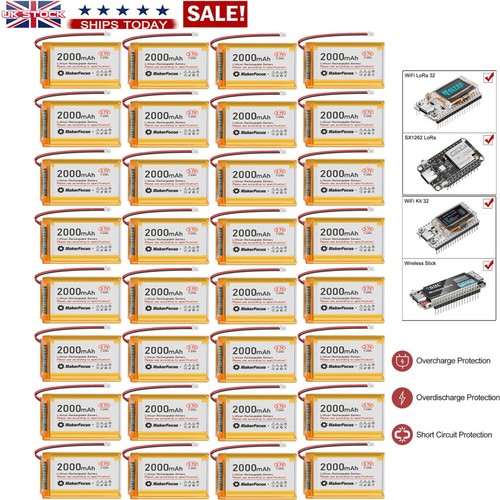 2000mah lithium lipo - 3.7v,