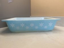 Pyrex vintage turquoise white - vintage,