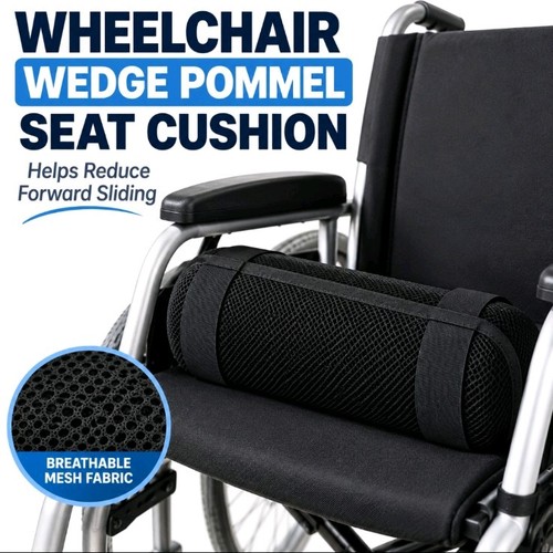 Wheelchair wedge pommel seat - wheelchair,