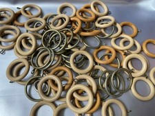 Metal Curtain Hanging Rings For Pole Rod Voile Net (30MM Internal Diameter )