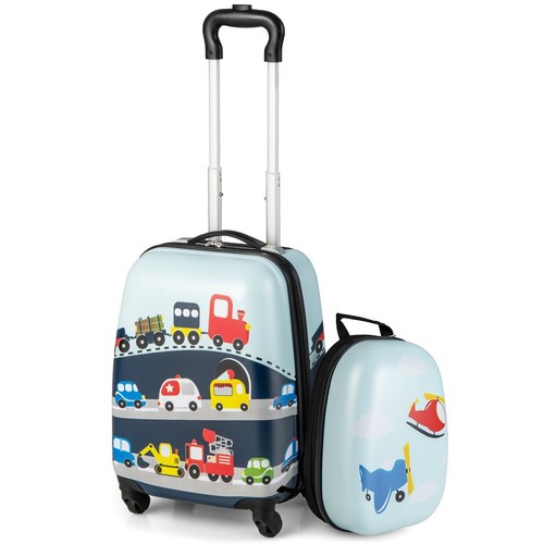 2pcs abs kids suitcase - abs,