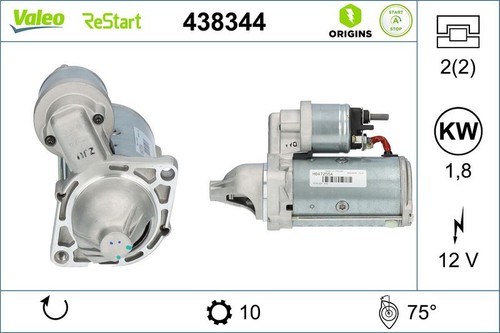 Valeo 438344 starter - 438344,
