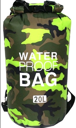 Green camo waterproof swim - camo,
