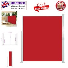 Durable Red Patio Awning: UV