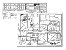 Curtiss Navy NC-4 F/F Seaplane 32" Wingspan RC Model Airplane Printed Plans