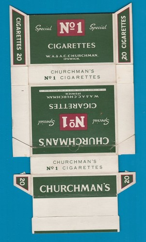 Old empty cigarette packet - empty,