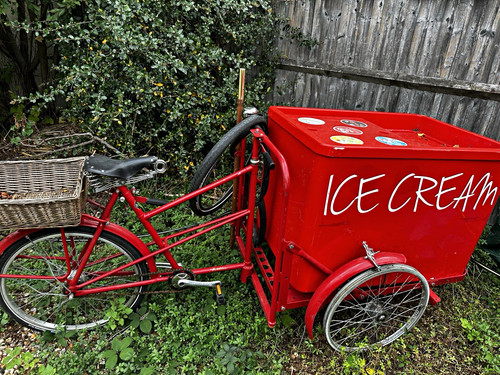 Ice cream vending tricycle - ice,