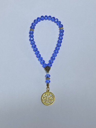 Handmade light blue crystal - light,