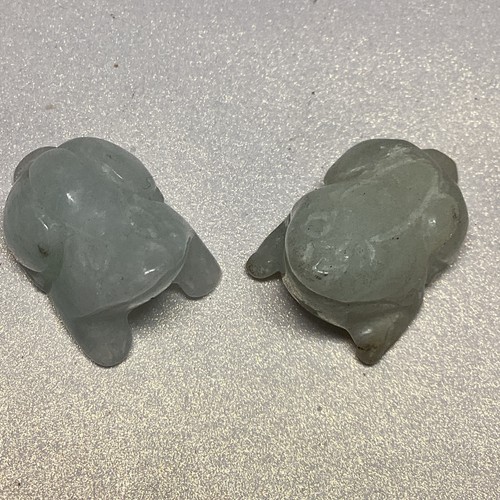 Antique jadeite frog - antique,