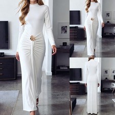 Women Maxi Dress Bodycon Slim