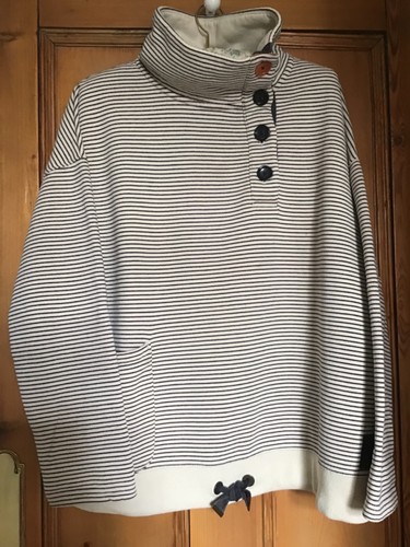 Joules sweatshirt beige navy - beige,
