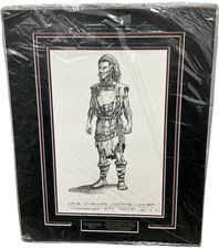 Stargate SG-1 Cave Dweller Costume Concept Art Print Framed 6193