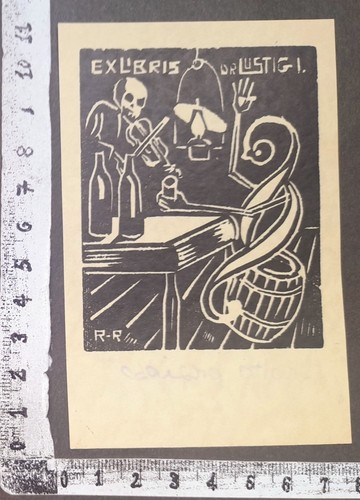 Wunderkammer exlibris 792 - wunderkammer, an