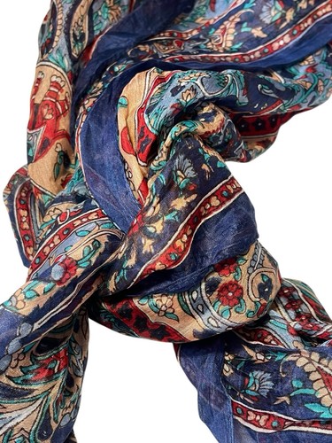 Indian silk scarf - indian,