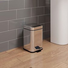 WC Bathroom Chrome Modern