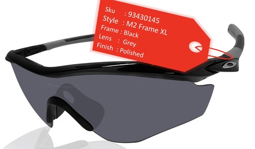 Oakley frame black - xl,