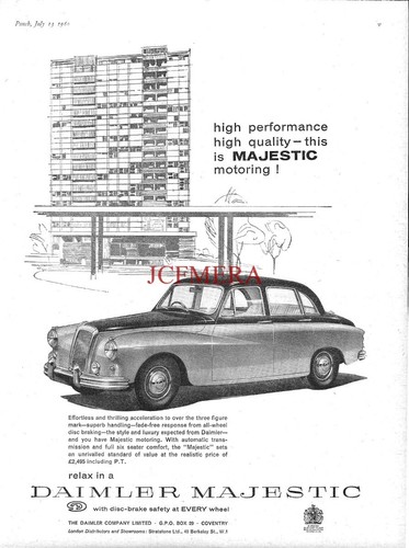 Daimler majestic saloon - 'majestic',