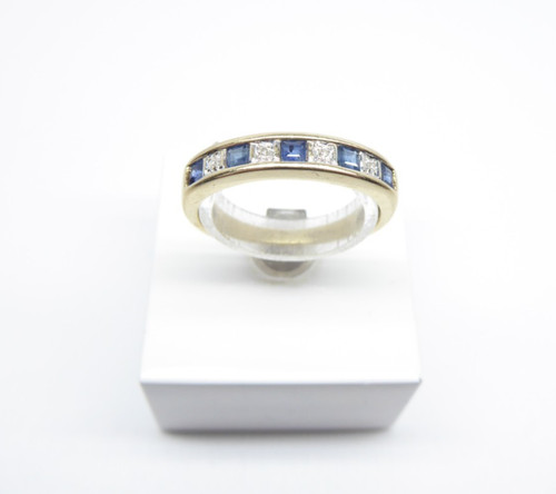 9ct gold eternity ring - gold,
