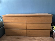 IKEA MALM 6 Drawer Chest —