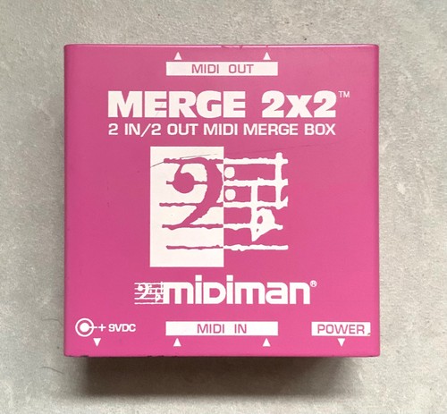 Audio midi merger merge 2x2 - midi,