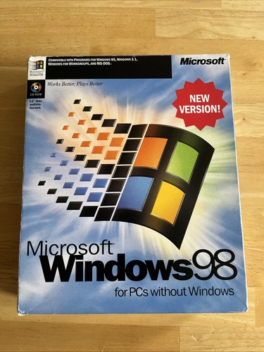 Microsoft windows new - 98,