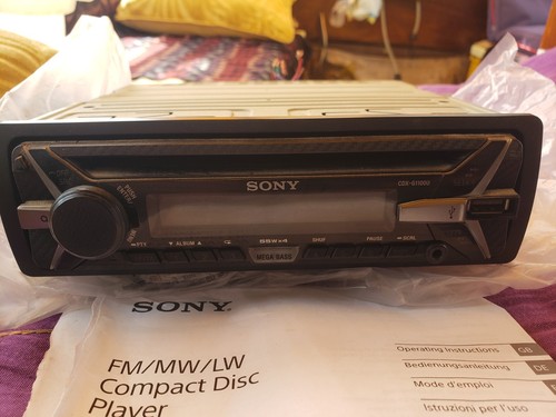 Sony radio cd player - cd,
