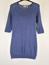 FatFace Blue Open Knit Tunic