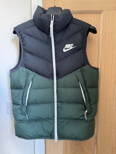 Nike puffer gilet vest green - puffer,