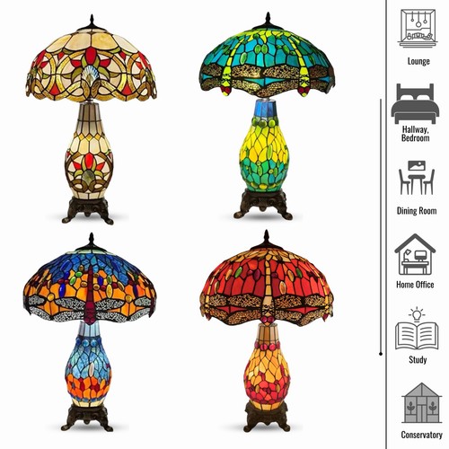 Tiffany style cluster table - tiffany,