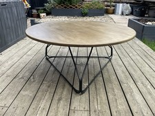 Herman Miller Polygon Legs Large Coffee Table Rework Rustic Top