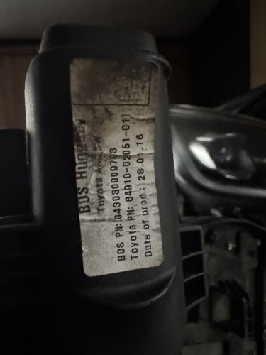 Toyota auris 2018 - parcel, shelf