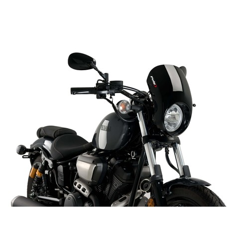 Puig semi faired black fairing - black,