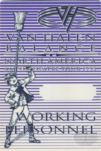 Van halen 1995 balance tour - van,
